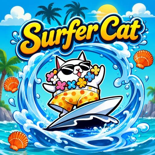 Surfer Cat game cover
