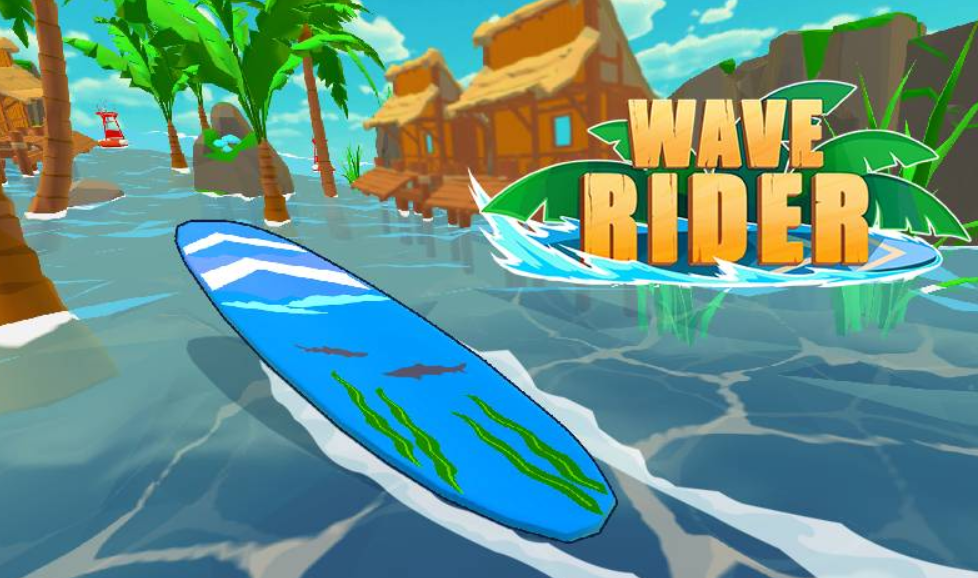 Wave Rider Unblocked ocean surfing game cover